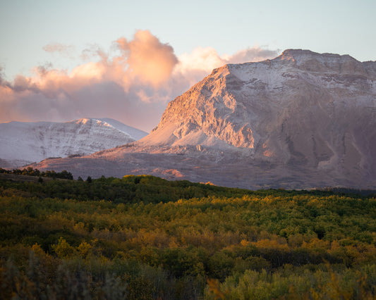 First light on the Rockies